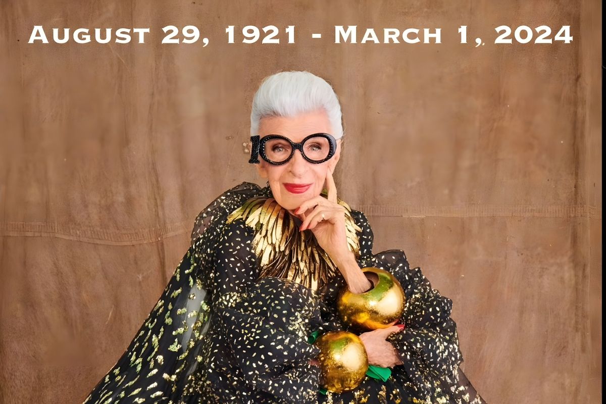 Ikon fesyen New York Iris Apfel meninggal di usia 102 tahun